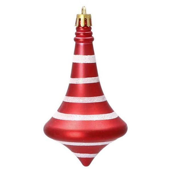 SPRINGOS® Julgranskula Julgranskula 153 delar Okrossbar träddekoration, olika former - röd Snape
