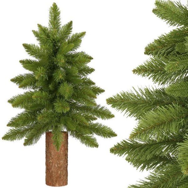 Koe joulukuusi - SPRINGOS - 90 cm - Vihreä luonnollisella rungolla - PVC, PE - Sisätiloihin Grön