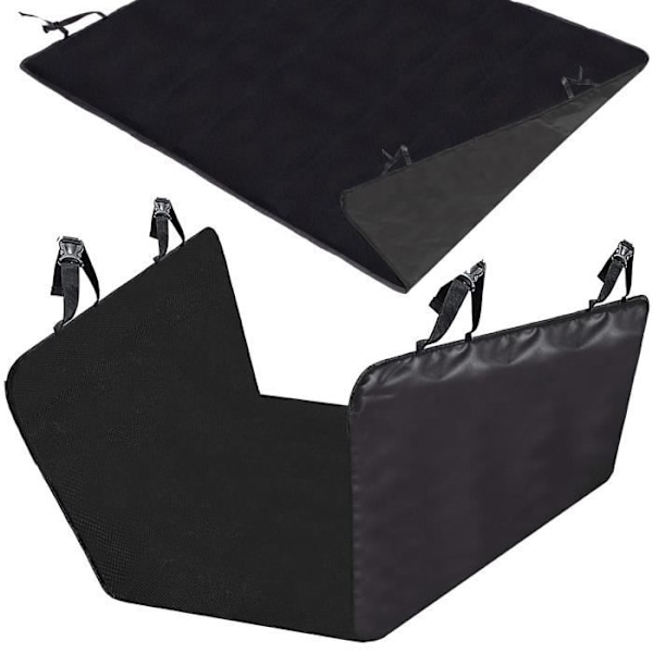 Beskyttelsesbetræk til bagsæde - SPRINGOS - Vandtæt - 100% polyester - 147x137 cm Svart