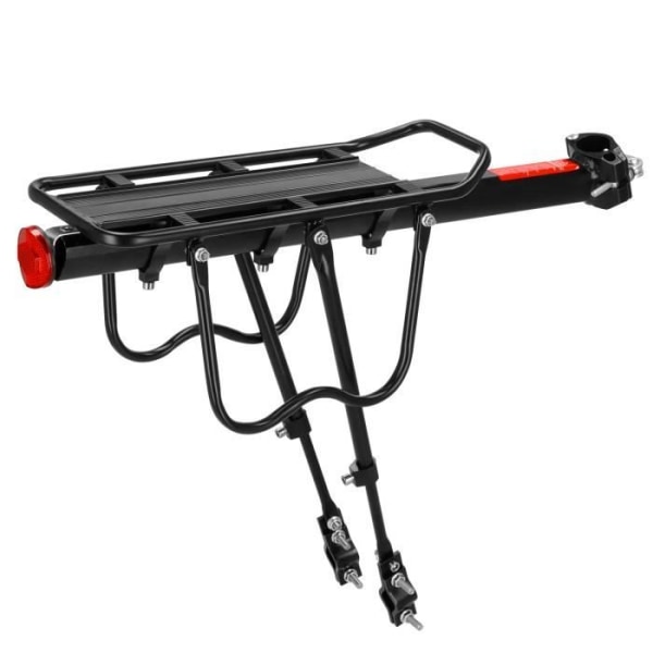 SPRINGOS Cykelbagageholder i aluminiumslegering bag - Maksimal belastning 50 kg Svart