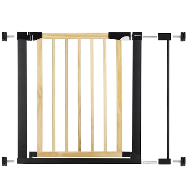 Springos® Baby Sikkerhedsgitter - Trapper, Døre 75-89 cm