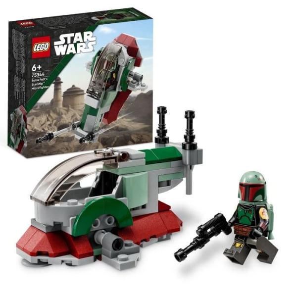 LEGO® Star Wars 75344 Boba Fetts skepp Microfighter - Vit - För barn från 6 år och uppåt