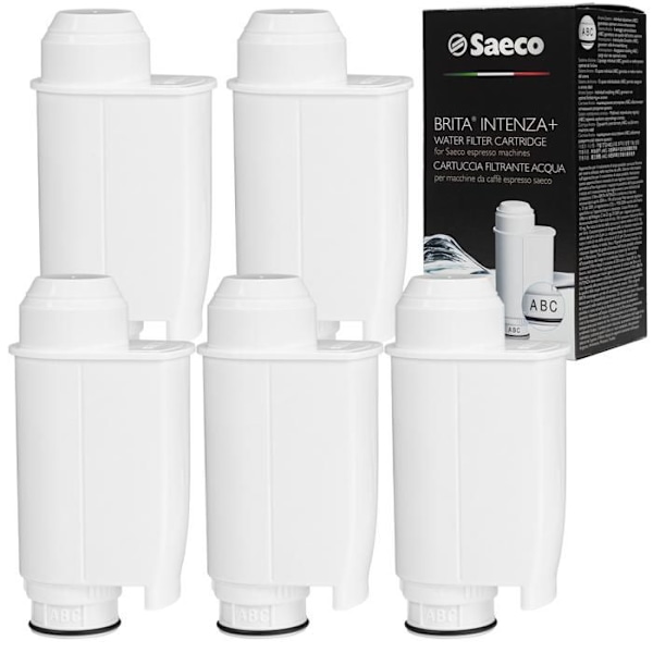 Vattenfilter - Saeco - Intenza CA6702/00 - 5 delar - Click&Go-system - Hårdhetsinställning