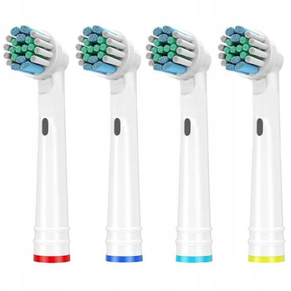Elektrisk tandborste - Oral-B - Vitality 100 - Set för 2 personer - 4 huvuden - Ställning inkluderad Svart