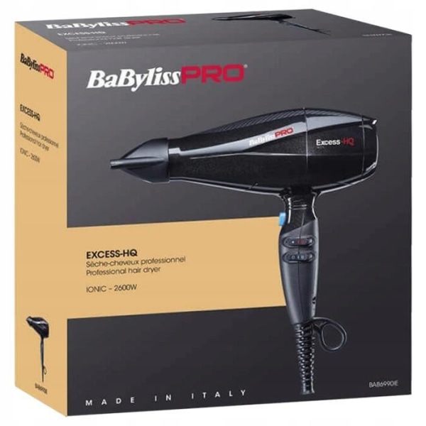 Babyliss Pro Excess BAB6990IE hårtork + borste