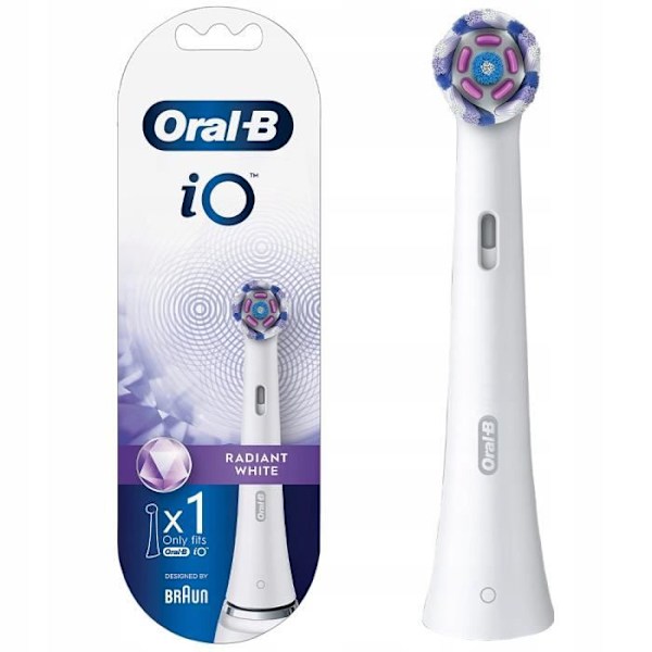 Borstehuvud - Oral-B - iO Radiant White - Skonsam blekning Vit