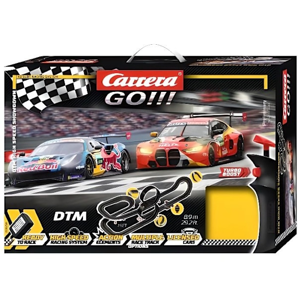 Carrera GO!!!-racingset DTM High Speed Showdown - CARRERA - 62561 - Interiör - Vit - Unisex Flerfärgad