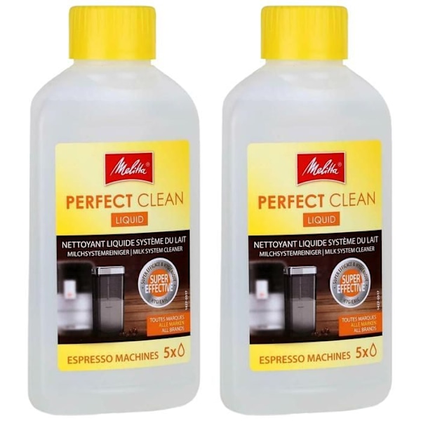 2x Rengöringsmedel Krets Lakt MELITTA Perfekt Rengöring 250ml Expresso