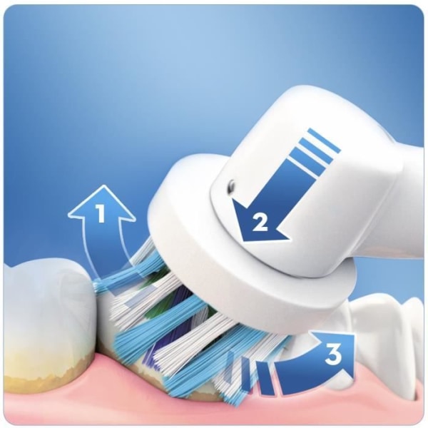Oral-B Vitality 100 uppladdningsbar elektrisk tandborste - svart - 2D rengöringsåtgärd