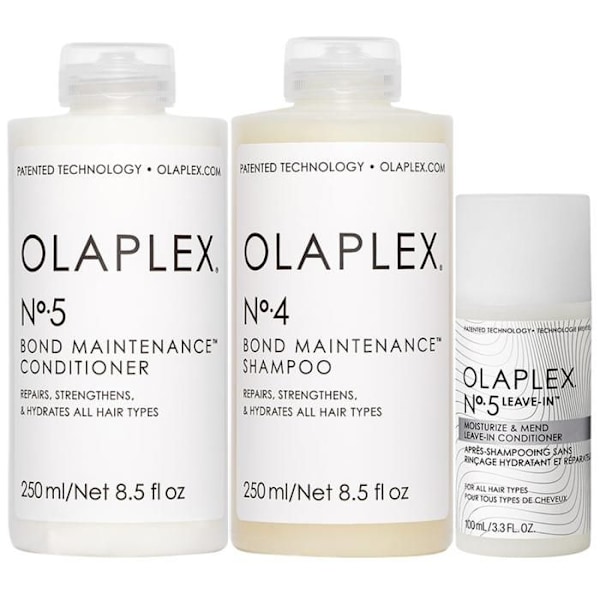 OLAPLEX HÅRSÅTERSTÄLLNING KIT NR. 4 NR. 5 NR. 5 LÅT VERKA I FUKT