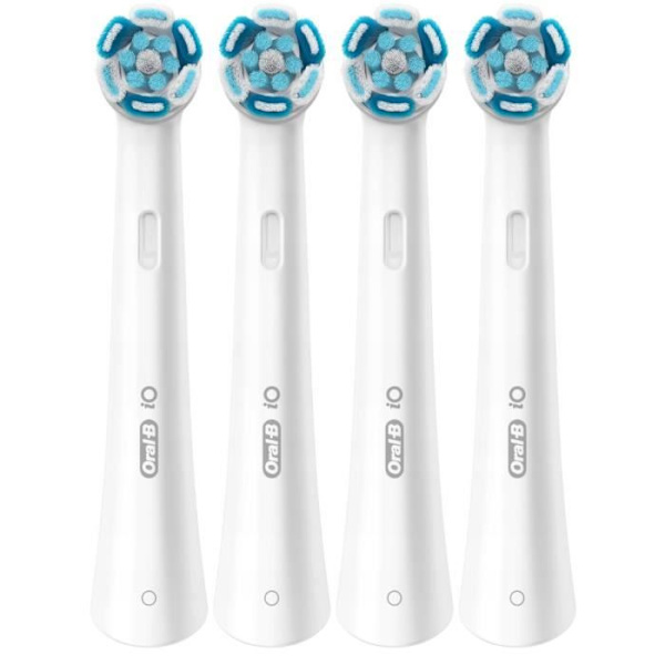 4x Oral-B iO ULTIMATE CLEAN Vita tandborsthuvuden