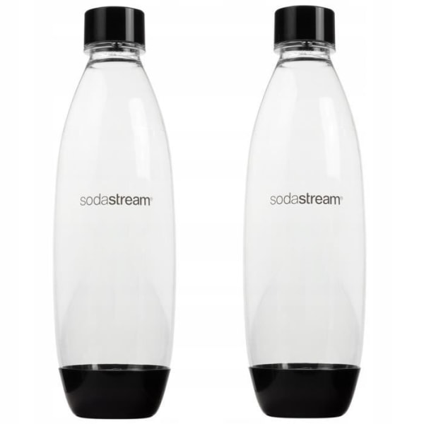 SodaStream Terra Black Satuator, 2 flaskor, paket med 6 Bolero-påsar