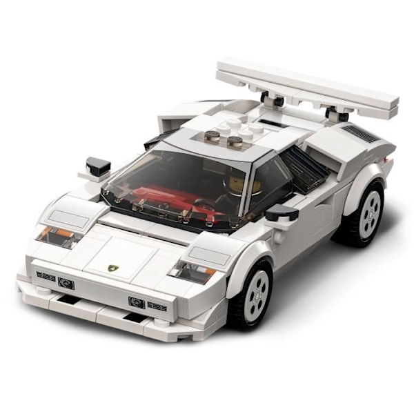 LEGO® 76908 Speed Champions Lamborghini Countach, racerbilsmodellleksak för barn från 8 år och uppåt Flerfärgad