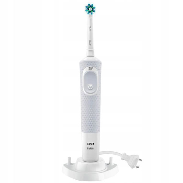 Elstransborg - Oral-B - Vitality 100 White - 4 ersättningsmunstycken - Dubbelhållare - Duo-pack Vit