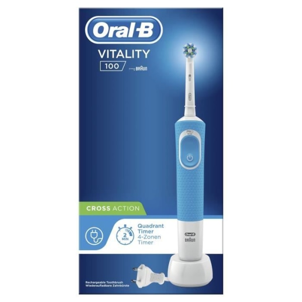 Oral-B Vitality 100 Blå elektrisk tandborste Blå