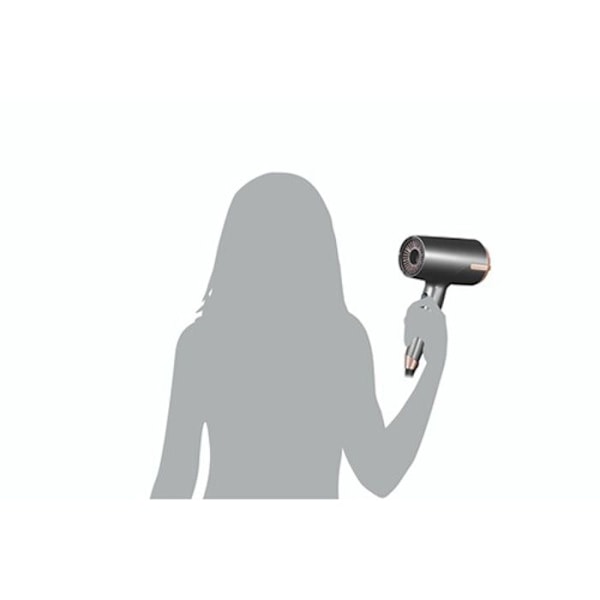 Remington ONE Ionic Hårtork [Snabbtorkande] 4 tips (120 km/h luftflöde, 2000 W, mjuk finish & skonsam torkning,