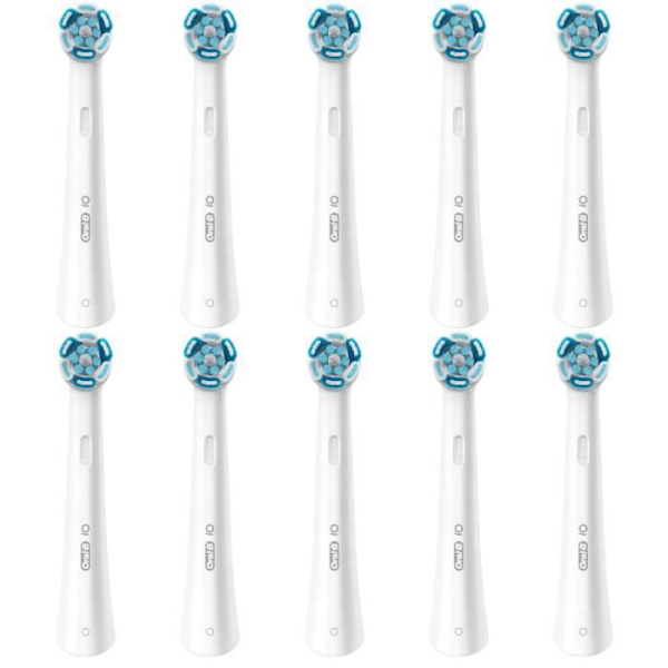 Tandborsthuvuden - Oral-B - iO Ultimate Clean - 10 stycken - Magnetisk teknologi - Effektiv rengöring Vit