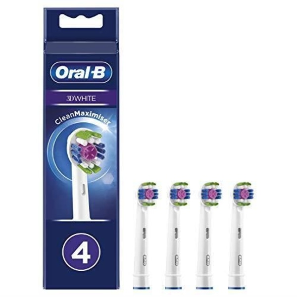 Oral-B 3D vita ersättningshuvuden med Cleanmaximiser-teknologi