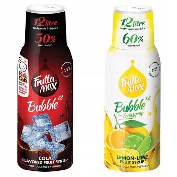 Fruttamax Cola och Citron Lime Sirap 500ml