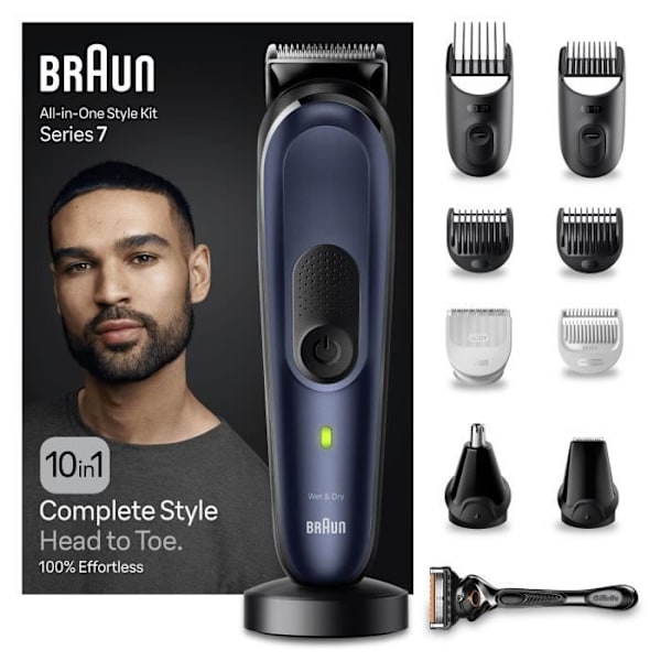 BRAUN Allt-i-ett trimmer - Series 7 MGK7421 - Autonomi 100 min - Styling kit ingår