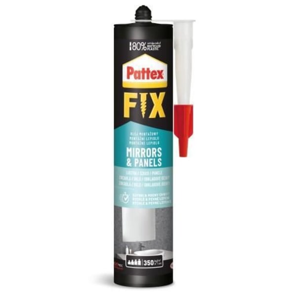 PATTEX FIX Lim för spegelmontage Glasskivor 440g