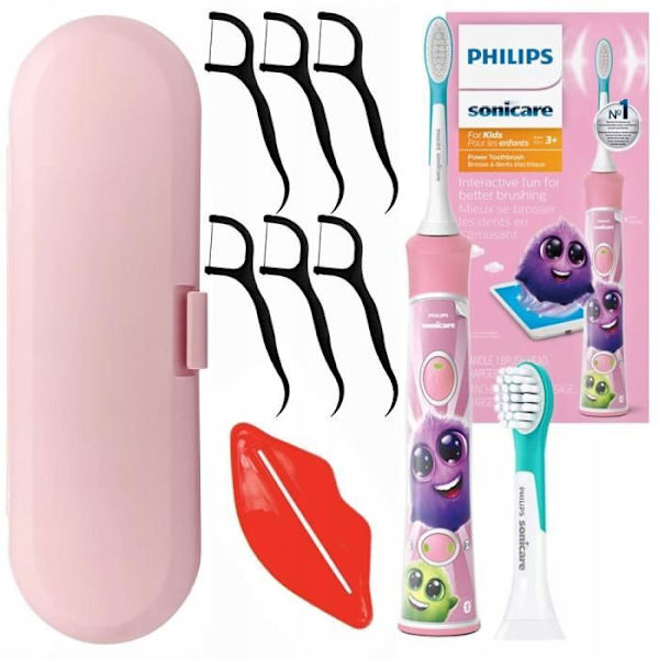 Elektrisk tandborste barn - Philips - Sonicare HX6352 42 - ljudvåg med utbildningsapp
