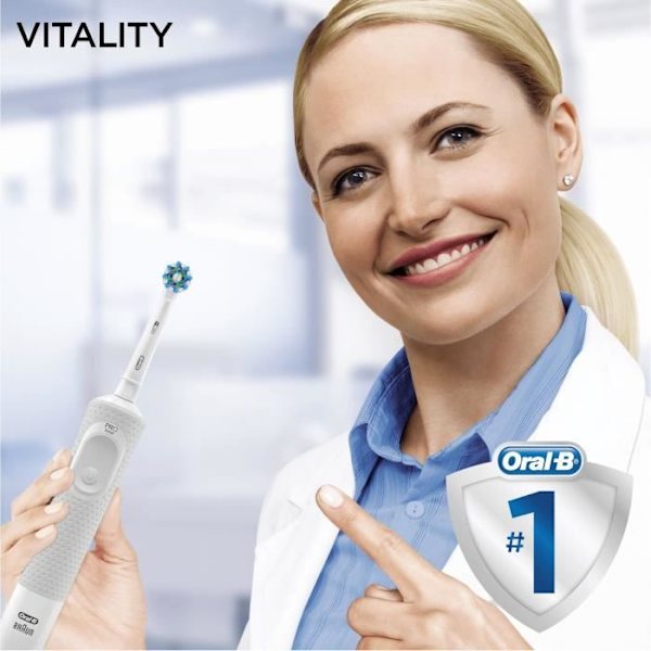 Oral-B Vitality 100 elektrisk tandborste - Vit - Oscillerande - 2 min timer Vit