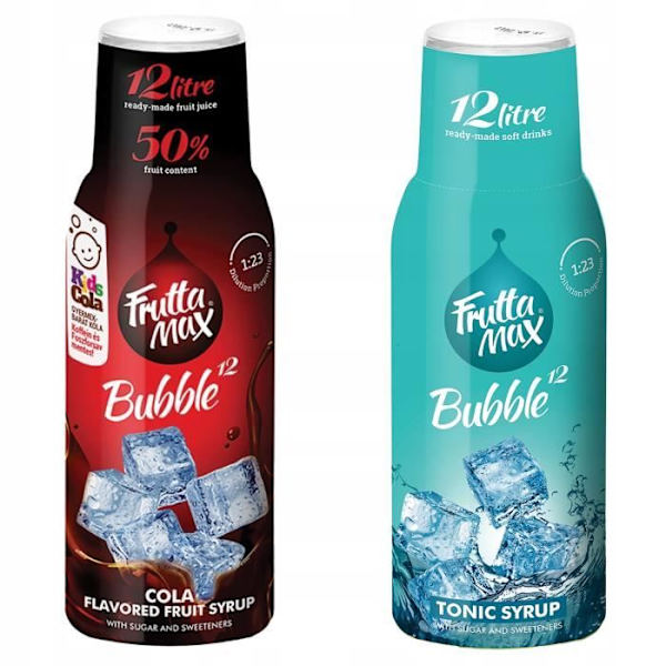 Fruttamax Cola och Tonic Sirap Set 500ml