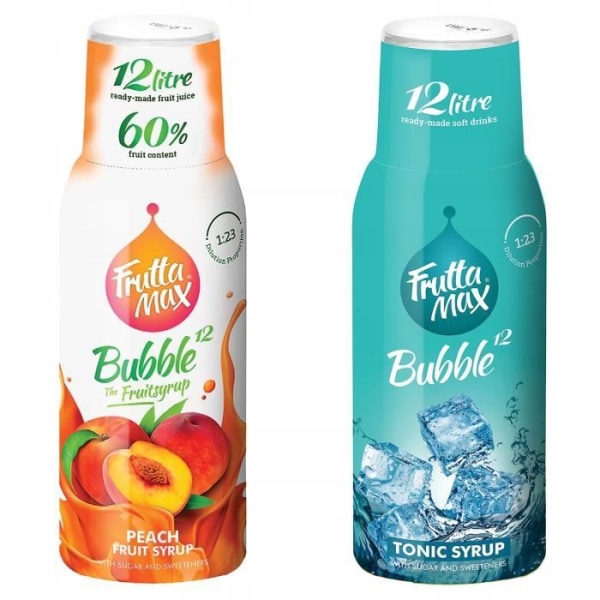 Fruttamax Peach and Tonic Sirap Set 500ml