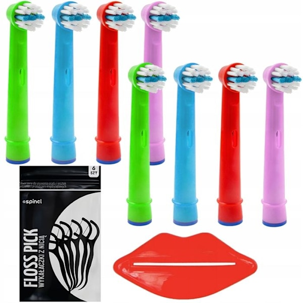 Tandborstar - ORAL-B - KIDS STAGES - 8 st - Litet huvud - Mjukborstade fibrer