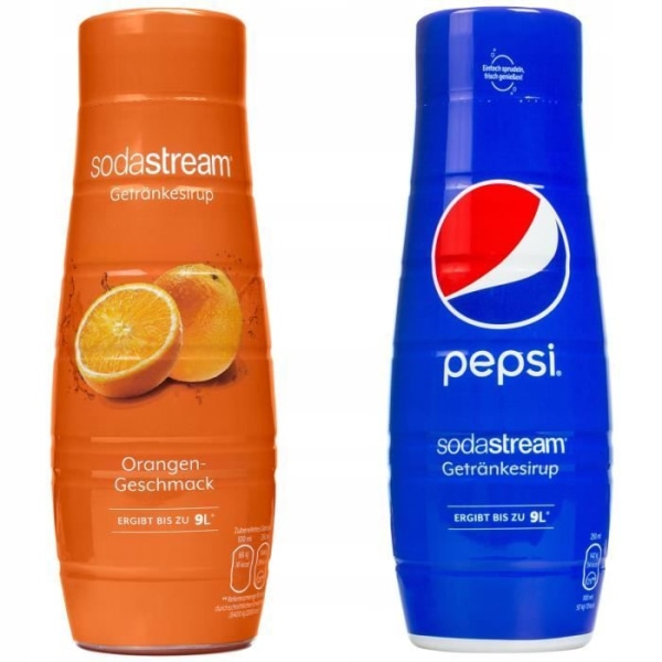 Sodastream apelsinsirap, Pepsi
