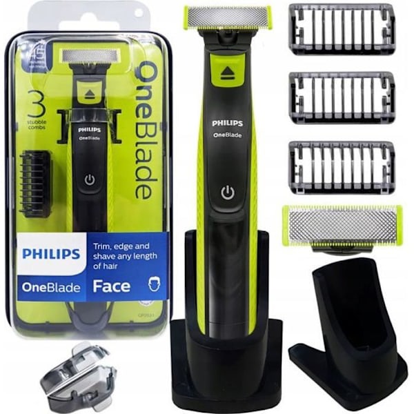 Philips Oneblade Qp2520/20 rakapparat 3 tillbehör + stativ