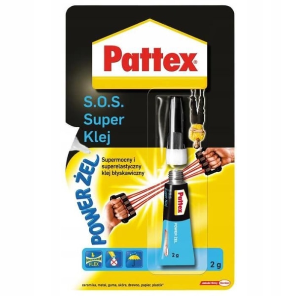 Pattex S.O.S. Super Glue Power Gel 2g Instant