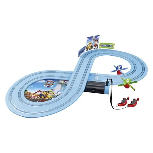 CARRERA PAW PATROL Race Track - Redo för action med Chase och Rocky - 2,4 m längd Flerfärgad