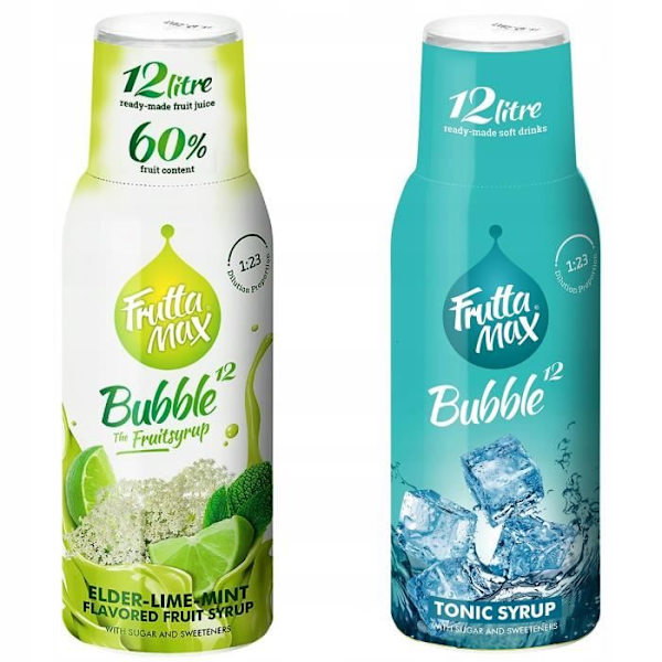 Fruttamax lime, mynta och tonic sirap 500ml