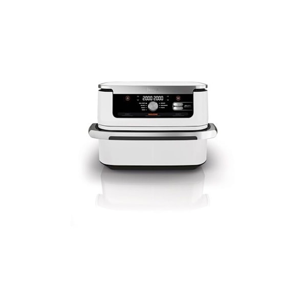 Fritös utan olja Ninja FlexDrawer AF500EUWH Vit Silver, Vit