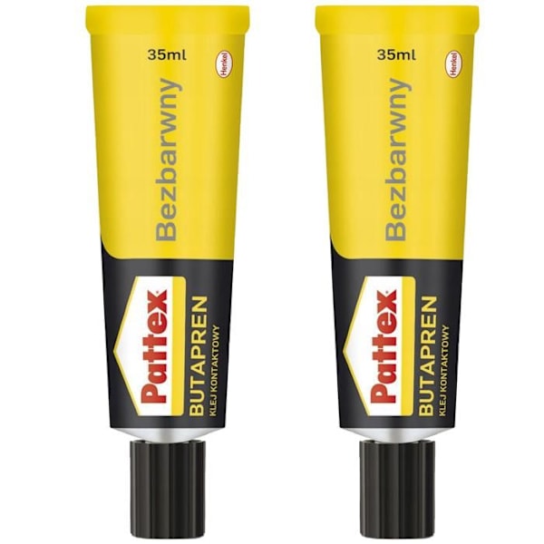 2x PATTEX Butapren kontaktlim 35ml Incolore