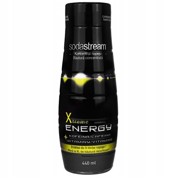 Sirops läskedryck - Sodastream - Apelsin och Xtreme Energy - Koncentrat 2x440ml - 9l dryck Orange
