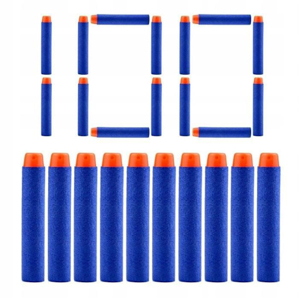 Pilar - Nerf - N-Strike Elite - 100 pilar - Säker - För barn från 8 år Blå
