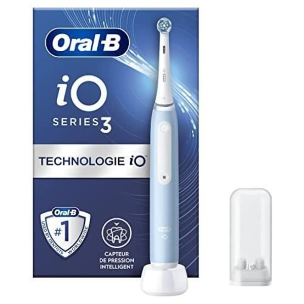Braun Oral-B iO 3N elektrisk tandborste - Blå - 1 borsthuvud - 3 borstlägen Blå