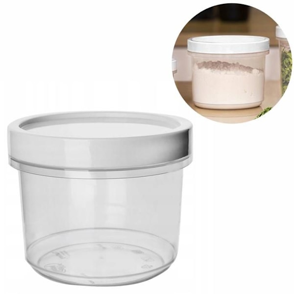 Behållare - PP - 0,56L - Transparent - Skruvkork - Hermetisk transparent