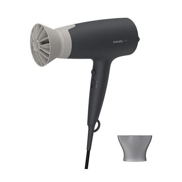 Hårtork - PHILIPS - BHD351.10 - 2100W - ThermoProtect - Avancerad jonisator Grå
