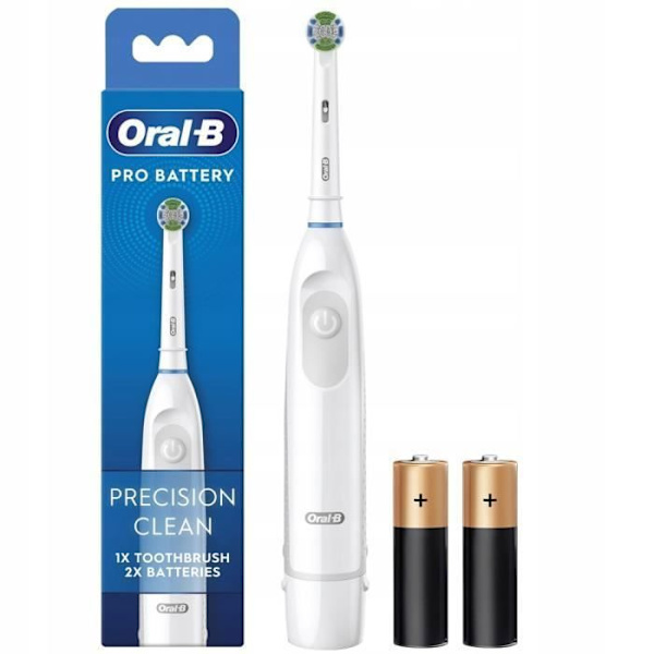 Elektrisk tandborste - Oral-B - DB5 Pro Batteri - 4 DailyClean munstycken - 1 Precision Clean - tillbehör inkluderade