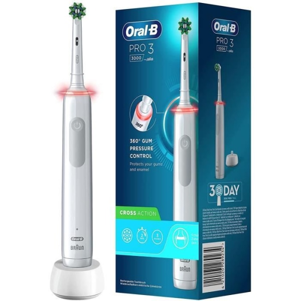 Oral-B Pro 3 - 3000 CrossAction - Elektrisk tandborste