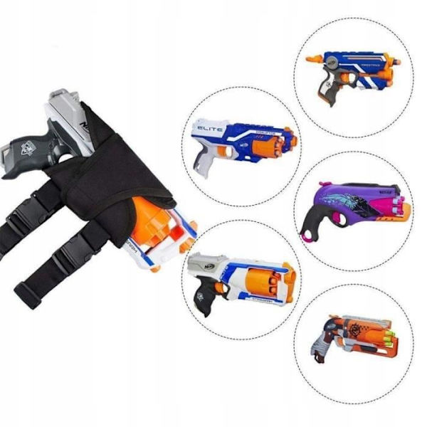 Hölster för Nerf launchers - NERF - Hölstermodell för Nerf launchers - Svart - För barn från 8 år Svart