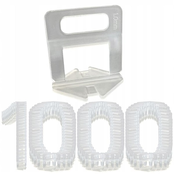Kakelavjämningstång 1,0 mm (förpackning med 100 st) x10
