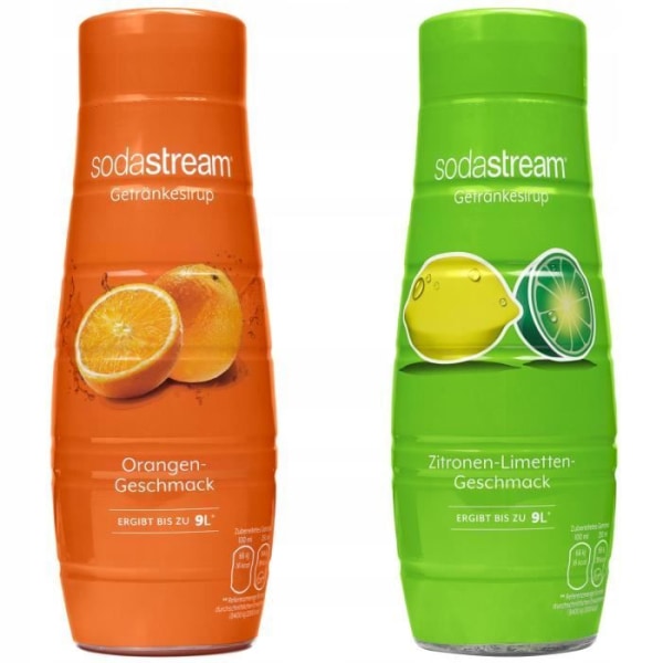 Sirap för Sodastream apelsin och citronlime 440ml