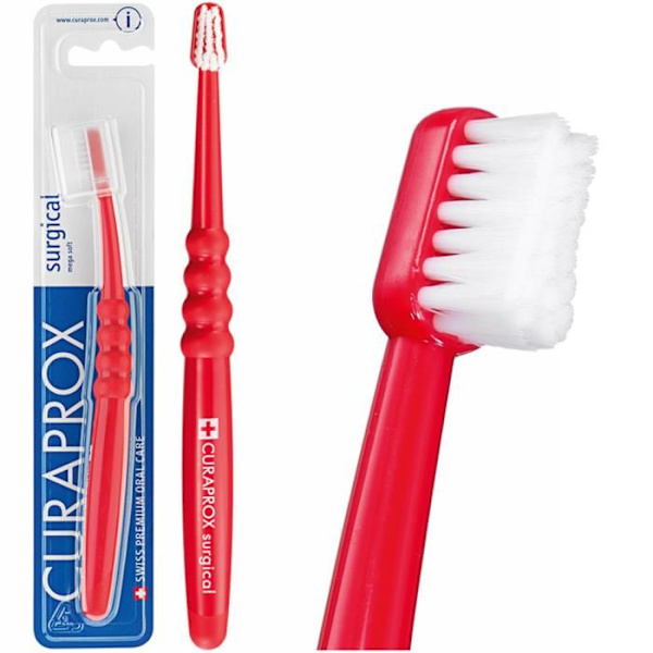 Tandborste - Curaprox - CS Surgical Mega - Mild - Hypoallergenisk - 12000 filamenter