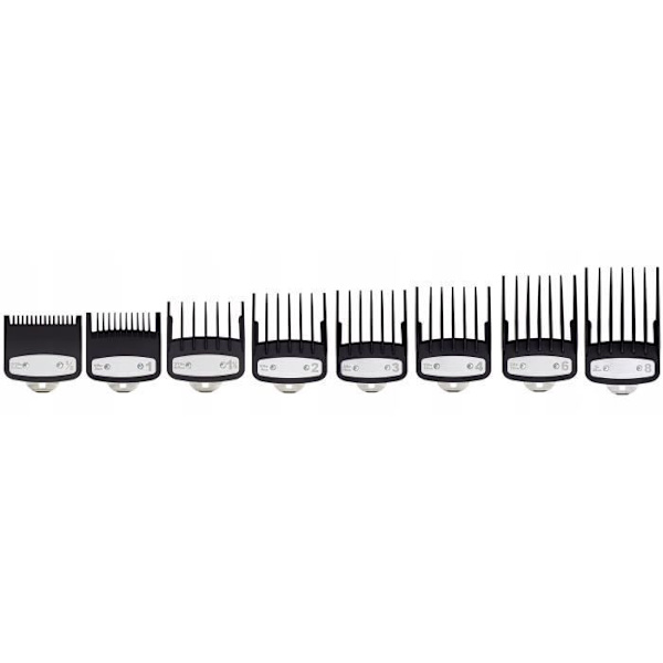 Keps för Wahl 25mm maskin med metallklämma - SP - Do Taper, Magic Clip, Icon, Legend, Balding - Svart, Grå Svart grå