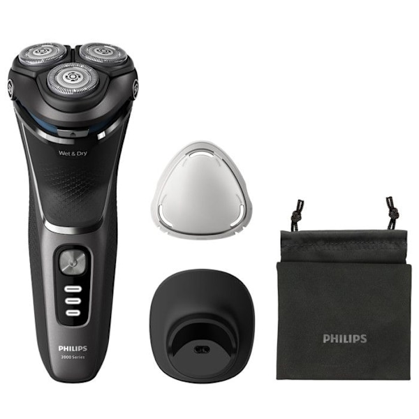 Elektrisk rakapparat - PHILIPS - S3343/13 - Svart - Batteritid 60 min - Laddning 1 h